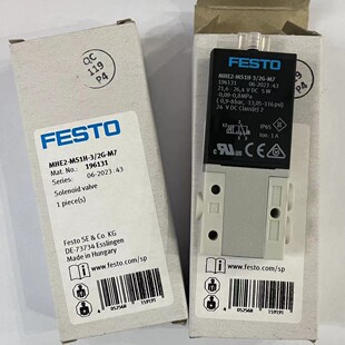 FESTO 电磁阀 MHE2-MS1H-3/2G-M7 196131 196135全新原装正品