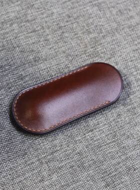 清风纯手工皮具头层牛皮折刀刀套