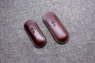 小沙 适用于Cr大沙 清风手工头层牛皮手缝皮套 折刀皮套