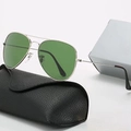 Silver Frame, Dark Green (Tempered Glass + Original Box Included)