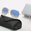 Gold Frame, Gradient Blue (Tempered Glass + Original Box Included)