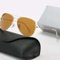 Gold Frame, Brown (Tempered Glass + Original Box Included)