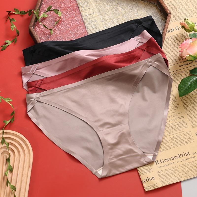 100%桑蚕丝女士真丝裆内裤