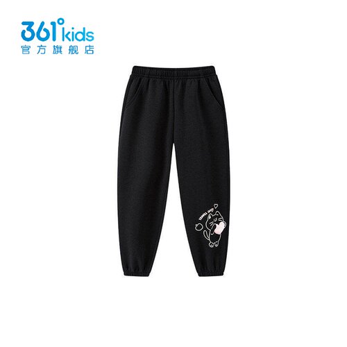 361女童针织卫裤束脚新品2026冬保暖长裤小童休闲运动裤K62644507