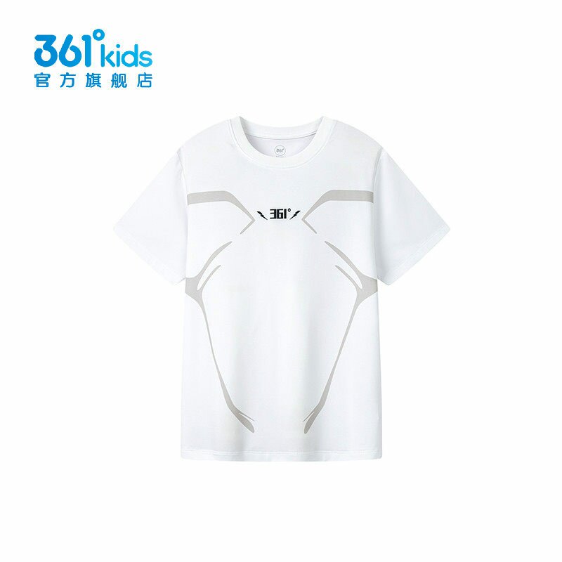 361男童速干运动T恤新品2025夏透气短袖衫学生针织半袖K52521226