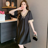 Ice Silk pajamas for women's summer 2026 new style sexy nightgown Silk thin high-end dress home wear thumbnail 3