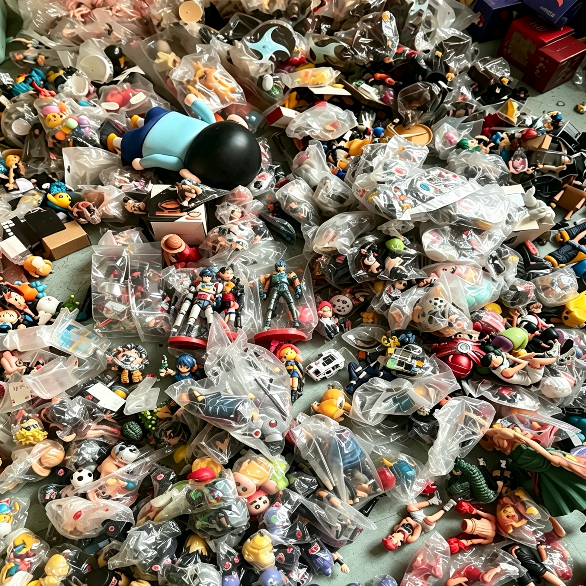 库存手办清仓尸体特价散装按斤卖海贼三千索隆手办周边动漫模型