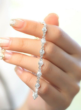 纯银生日礼物闺蜜足银简约女S999