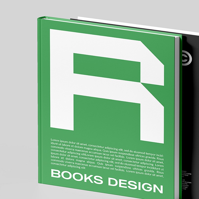 8个硬皮精装图书画册书籍样机服装家具企业品牌vi贴图ps设计素材