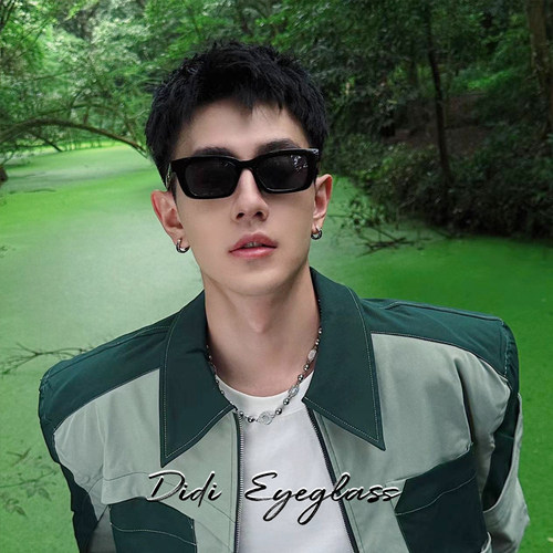 窄框复古高级感墨镜男款防紫外线