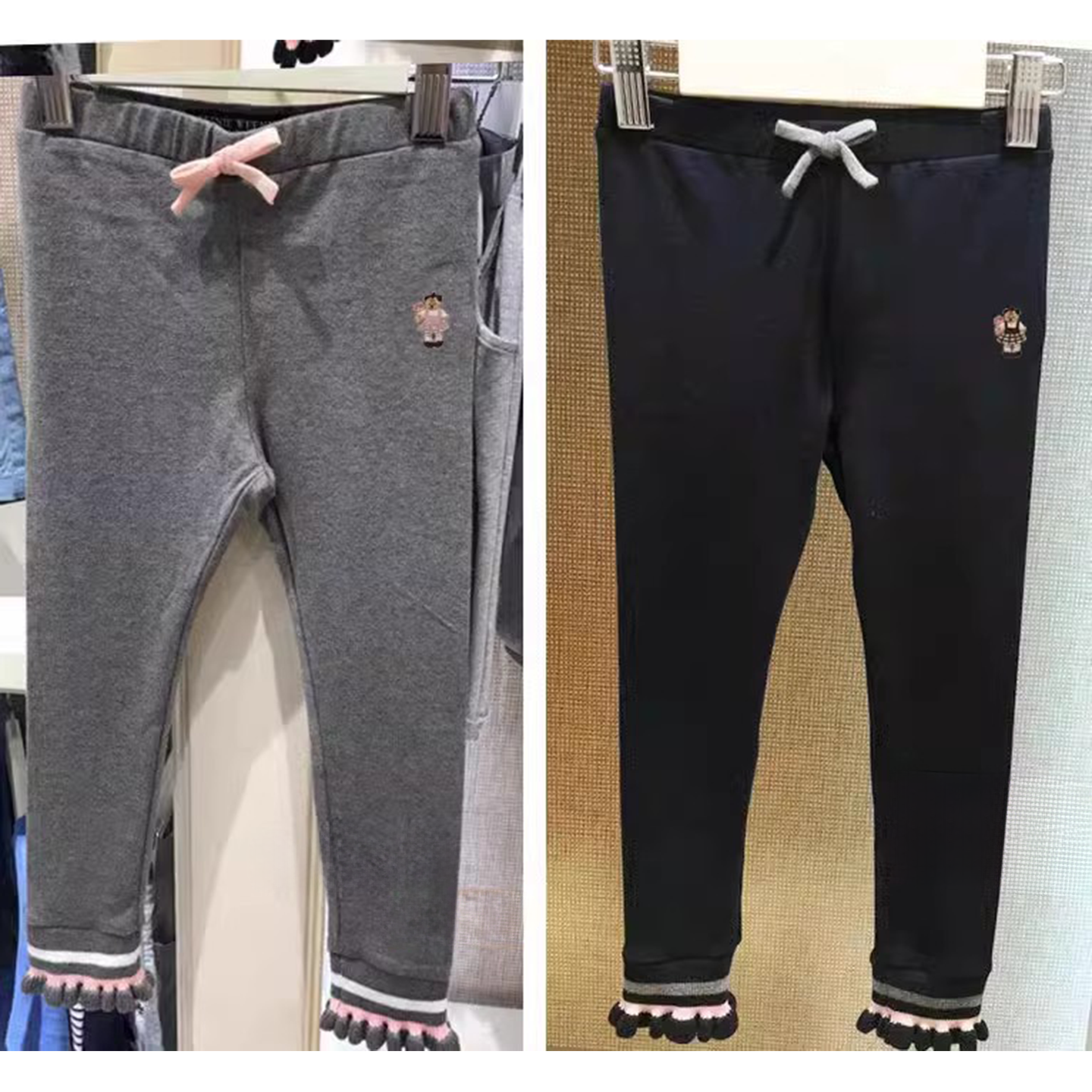 清仓价冬款围尼小熊女童加绒打底裤儿童宝宝棉质 厚裤子验货品质,童装/婴儿装/亲子装,裤子,淘宝优惠券,粉丝福利购,淘宝优惠卷