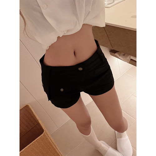 NECOYEP 美式复古工装直筒三分裤女辣妹夏季休闲显瘦百搭短裤