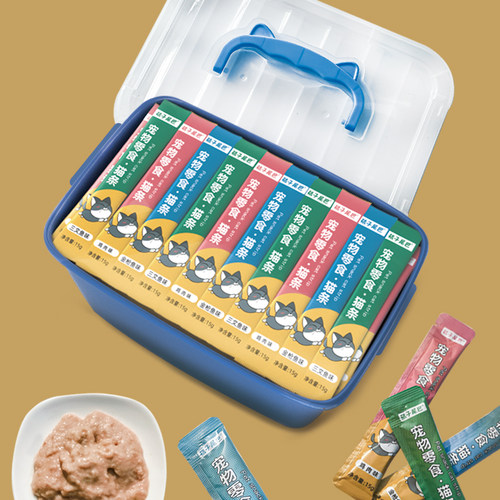 猫条营养猫零食150支囤货吃半年