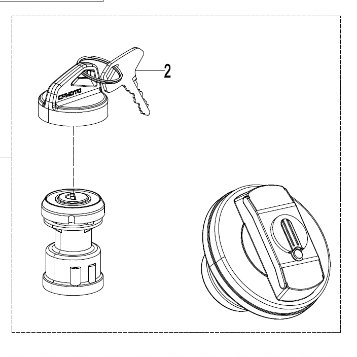 油箱盖全地形点火开关原厂