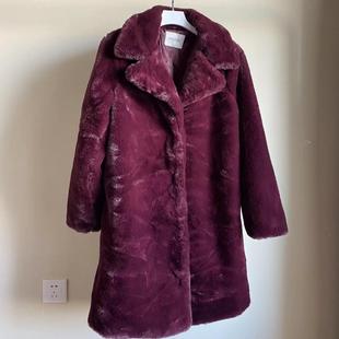 杂款多款式皮草外套长毛绒大衣皮毛一体百搭仿裘皮大衣皮草外套