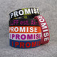 est.Akron运动手环 LJFF 硅胶腕带球迷饰品 PROMISE 詹姆斯励志I