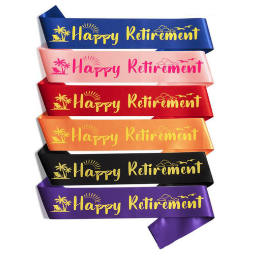 HappyRetirement退休快乐肩带