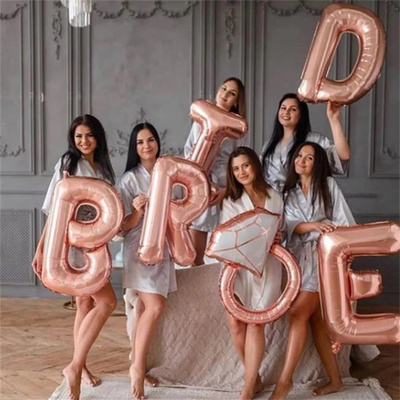 单身派对装饰气球bride