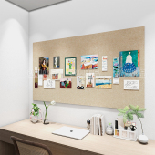 定制毛毡墙贴毛毡板自粘照片墙书桌作品展示软木留言背景板公告栏