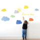 网红云朵贴纸儿童房间布置墙面装 饰女孩公主卧室床头背景创意遮丑