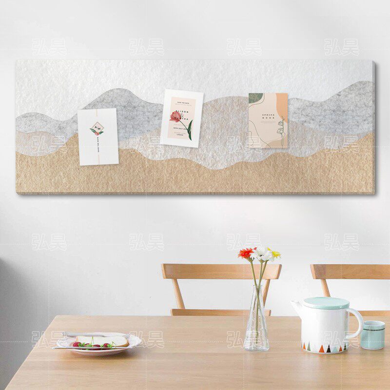 网红毛毡墙贴电视背景墙客厅墙面装饰照片墙卧室软装装饰立体壁饰