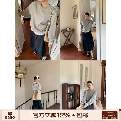 你好卡农甜酷花苞裙牛仔