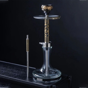 跨境工厂货源阿拉伯水烟大号单管龙GEOMETRY水烟shisha hookah