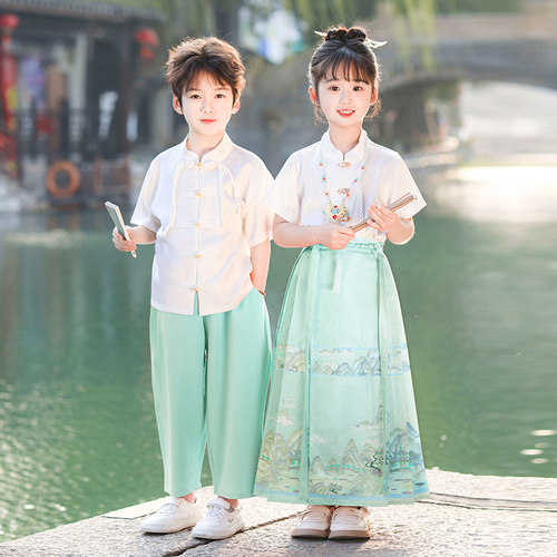 国学中国风服装马面裙汉服古装