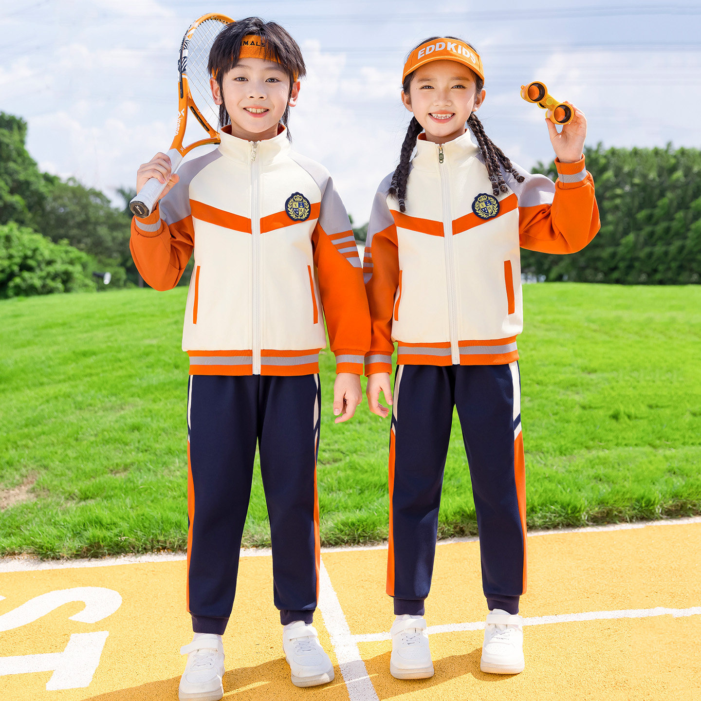 小学生校服夏季短袖一年级儿童班服秋季幼儿园园服中学生运动套装