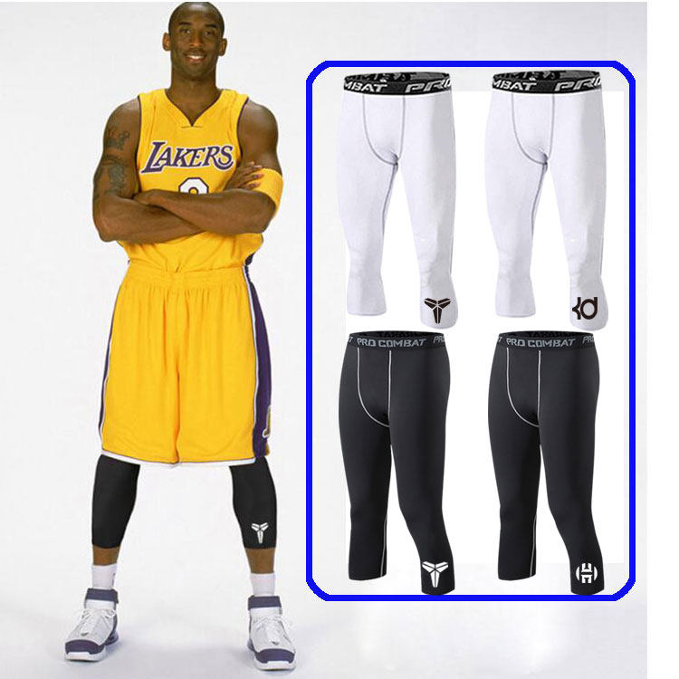 NBA篮球紧身长裤弹力七分裤男健身速干跑步训练7分裤压缩打底裤o2|msdalam kategori sukan/pakaian kasual, pakaian kecergasan, seluar kecergasan - dari Buy2taobao.com untuk memberikan perkhidmatan ejen Taobao profesional membeli