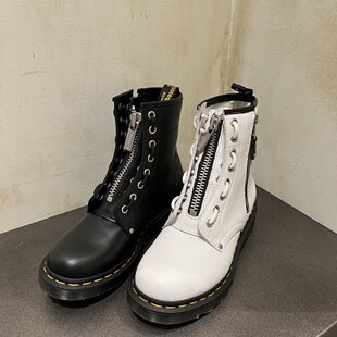 【36-39】原盒！ 1460 PASCAL 前拉链女高帮鞋马丁靴27629001