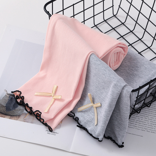 女童打底裤2019春秋新款莫代尔儿童九分裤小女孩外穿中大童长裤夏