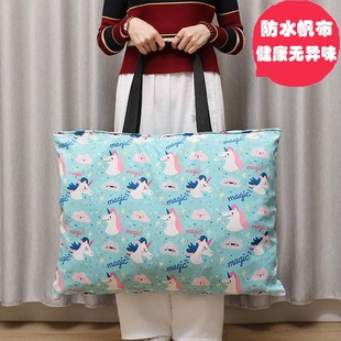 防水帆布被子幼儿园被褥收纳袋手提包卡通装衣服的袋子可爱儿童潮