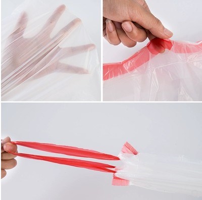 家用厨房卫生间宾馆穿绳式垃圾袋