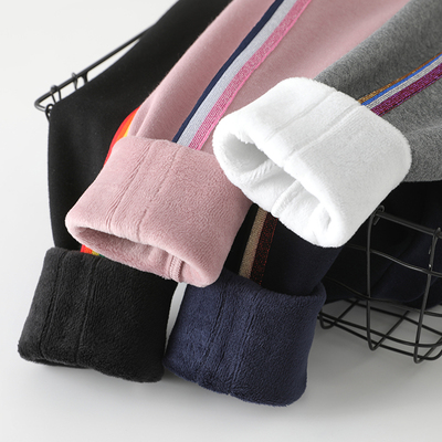 女童打底裤一体加绒加厚儿童2019春秋装新款女宝宝秋冬保暖长裤子