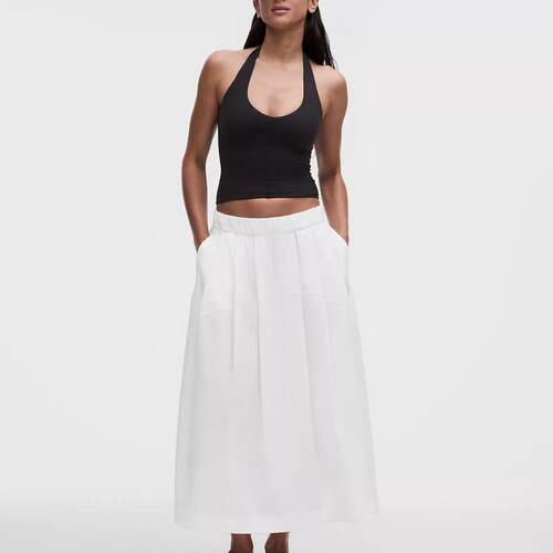 海外代购lululemon/露露乐蒙女士运动半身裙高弹透气宽松舒适