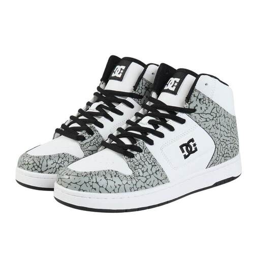 日本代购DC SHOES男士运动休闲鞋脚踝支撑耐磨防滑高帮拼接设计