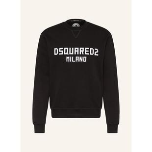 简约 卫衣保暖舒适棉质黑色日常休闲上衣爆款 代购 Dsquared2男士
