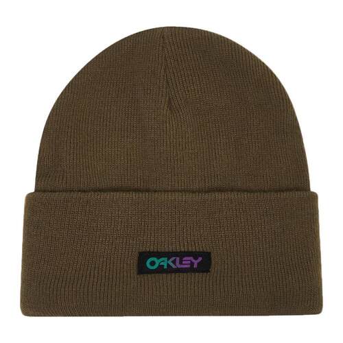 日本代购Oakley/欧克利男士运动帽保暖防风翻边纯色户外滑雪
