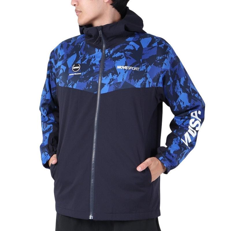 代购DESCENTE迪桑特男士冲锋衣保暖防泼水光热转换户外夹克连帽