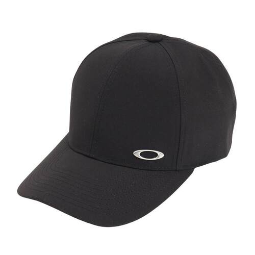 海外代购Oakley/欧克利男士运动帽吸汗速干金属标纯色户外运动