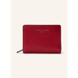 代购LIEBESKIND女士钱包多卡位硬币收纳钞票存放卡片插槽红色