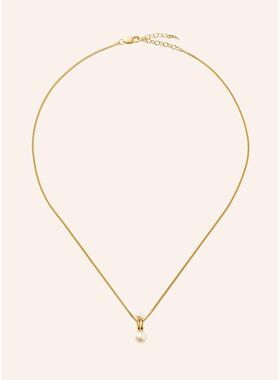 代购Missoma女士项链优雅精致百搭时尚18k镀金珍珠链条设计