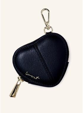 代购LIEBESKIND女士钥匙包便携收纳防丢设计单层储物可挂式黑色