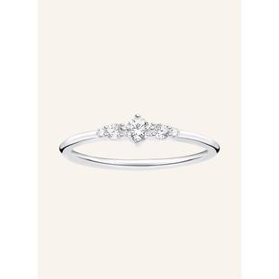 代购thomas sabo女士戒指优雅简约经典时尚925银手工制作光面