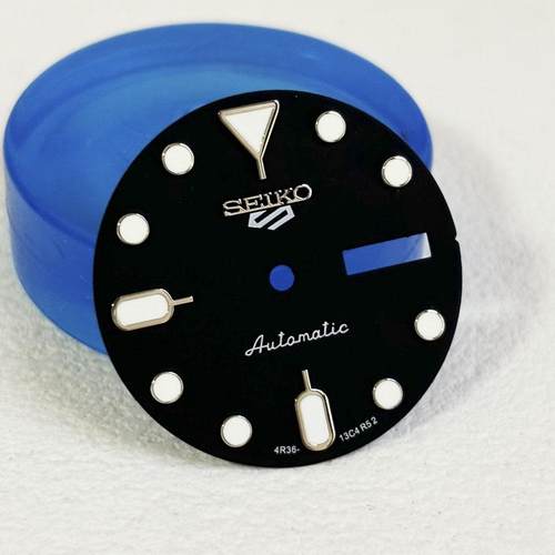 新款NH36黑金改装28.5mm夜光表盘