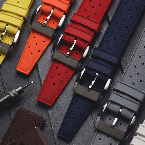 lugurancredos氟胶表带复古