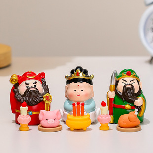 国潮十二生肖守护神摆件文殊如来神仙菩萨桌面装饰品创意新年礼品