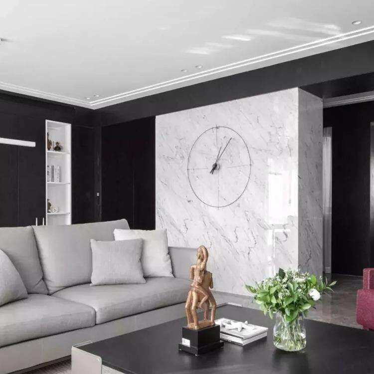 细花白大理石白色天然大理石板材别墅酒店墙面地板背景墙定制加工