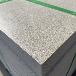 柏坡黄花岗岩石材外墙干挂小米黄石材喷砂庭院地铺石黄色景观石景